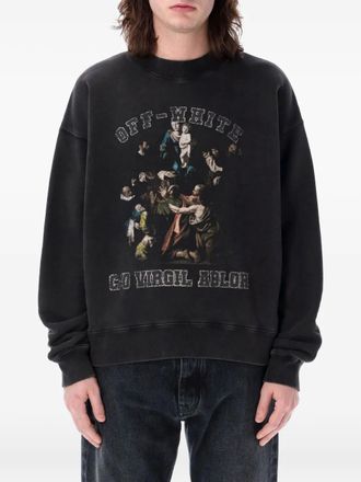 Off-white Mary Skate sweater - men - Cotton - M - Black