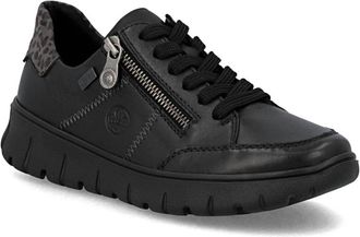 Rieker Womens N1301 Lace Up Shoes In Schwarz