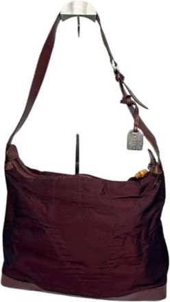 Gucci Pre-owned Vintage Schoudertas - Dames - Vintage Schoudertas - Paars - ONE Size - Leer - Vintage