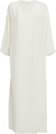 Olivia Von Halle Olivia von Halle Vreeland V-neck Maxi Dress Size M