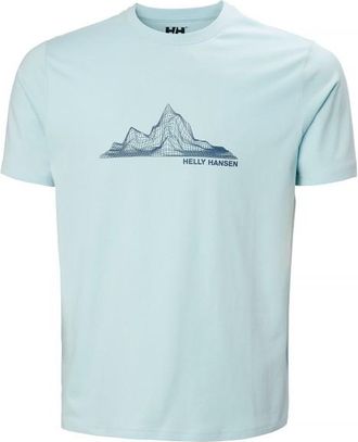 Helly Hansen Massif Graphic T-Shirt T-Shirt f&uuml;r Herren | grau