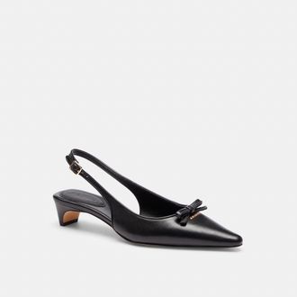 Coach Bow Slingback Heel