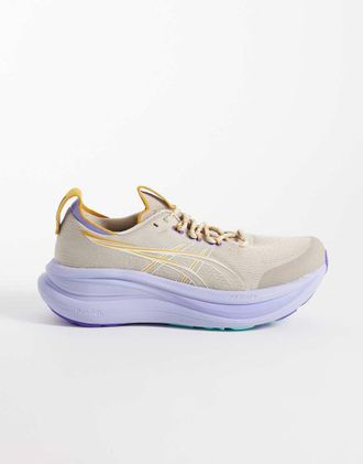 Asics Gel-Nimbus 28 - Sneakers da corsa color talpa e lilla-Neutro