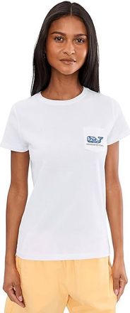 Vineyard Vines Short Sleeeve Pocket T-Shirts Womens T Shirt White Cap : XL, Cotton