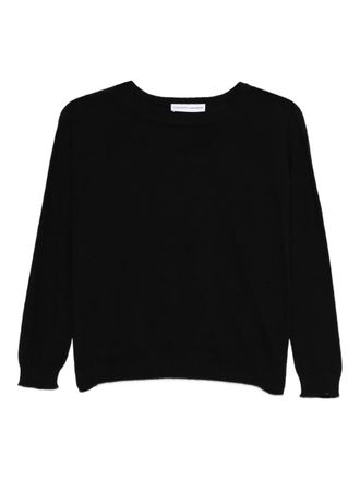 Tabaroni Cashmere Maglione girocollo - Nero