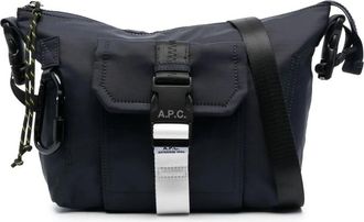 A.P.C. A. p.c. Treck Logo Buckle-fastening Shoulder Bag