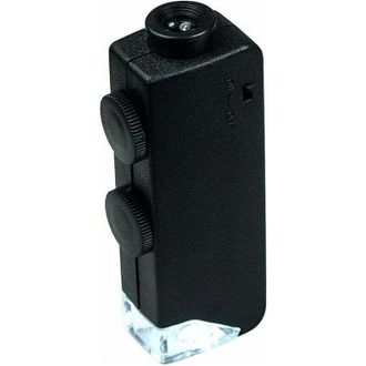 OEM Mini Microscopio Con Zoom De 60x A 100x Y Lupa Iluminada Para Joyeros, Monedas, Piedras Preciosas, Sellos, Relojes Y Gemas