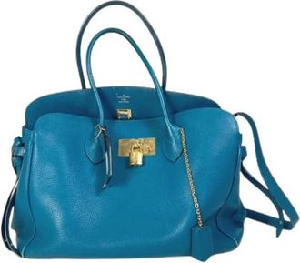 Louis Vuitton Pre-owned Vintage Handtas - Dames - Vintage Handtas - Blauw - ONE Size - Leer - Vintage