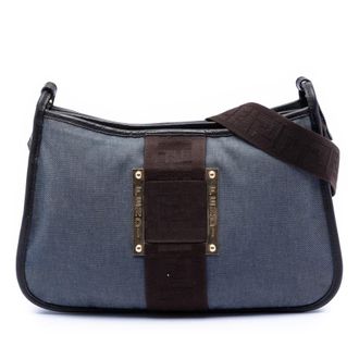 Fendi Pre-owned Fendi Denim Pochette Crossbody Ladies 2305/8BT084/TMH/059