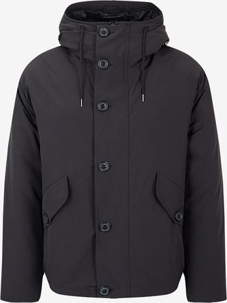 C.P. Company Kurze Technische Stehkragen-Parka aus Edelgewebe