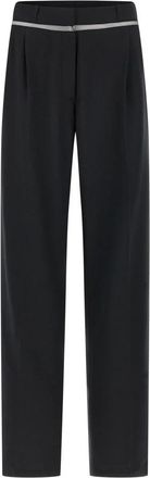 Nensi Dojaka Anouk Pants - Dames - Straight fit broeken - Zwart - M - Wol - Broeken