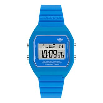 adidas Originals Adidas Originals Digitale Twee Unisex Blauwe Horloge AOST23559