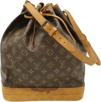 Louis Vuitton Pre-owned Bucket Bags, female, Brown, Size: ONE SIZE Pre-owned Noe Monogram Shoulder Bag