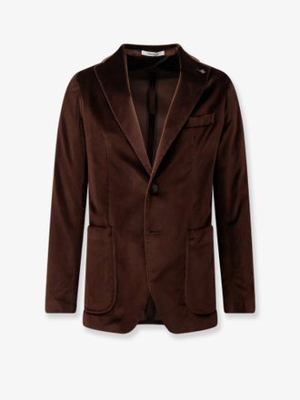Tagliatore Blazer monopetto in velluto - TAGLIATORE - gender_Man