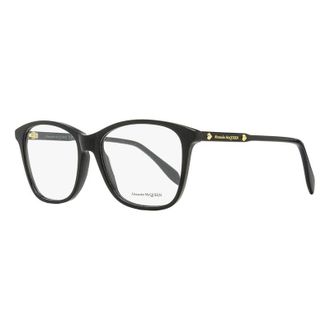 Alexander McQueen AM0191O001 Square Full Rim Eyeglasses - Black