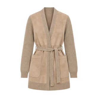 Max Mara Truien & Vesten, Dames, Beige, S, Cardigans