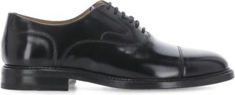 Berwick 1707 Zwarte platte schoenen met verhoogde zool - Heren - Nette schoenen - Zwart - 41 EU - Schoenen