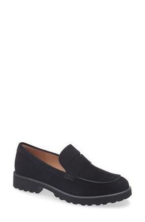 Cole Haan Gwendolyn Penny Loafer in Black Suede at Nordstrom Rack, Size 7.5