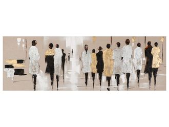 Schubiger M&ouml;bel Bild Modenschau mit Gold und Silber 3