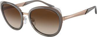 Emporio Armani EA2146 336113 Womens Sunglasses Gold Size 53