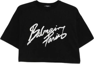 Balmain Mujer, Camisetas, Negro, Talla: M