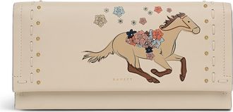 Radley London Kentucky Derby Spring 2026 Large Flapover Wallet in Salt at Nordstrom