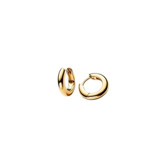 Pandora Accessoires, Dames, Geel, ONE Size, Ronde Hoop Oorbellen