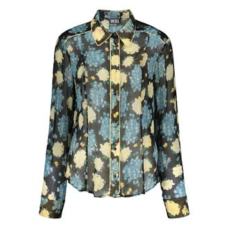 Diesel Shirts, female, Multicolor, Size: XL Light floral shirt