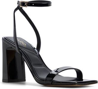 Aldo Azzira Ankle Strap Sandal in Black at Nordstrom, Size 7.5