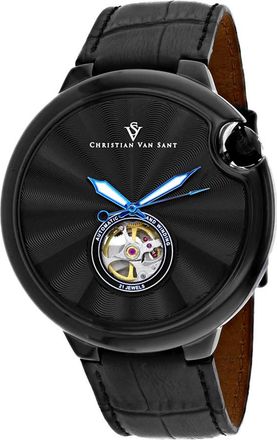 Christian Van Sant Cyclone Automatic Black Dial Mens Watch CV0145
