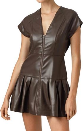 Sundays Taylor Dress In Chocolate Brown