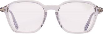 Tom Ford Blue Light Block Square Mens Eyeglasses FT6101-D-B 020 53