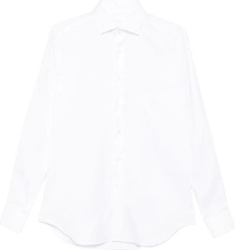 Xacus Camicia in cotone a maniche lunghe - Bianco