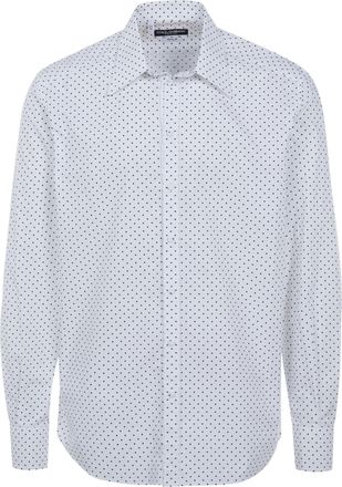 Dolce & Gabbana Gouden Overhemd wit-zwart