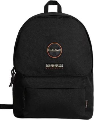 Napapijri Tassen, Heren, Zwart, ONE Size, Polyester, Zwarte Polyester Rugzak