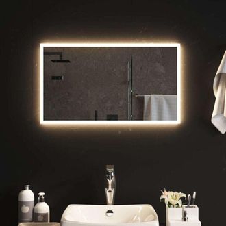 vidaXL vidaXL Specchio da Bagno con Luci LED 40x70 cm