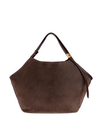 Kate Spade New York large Deco suede tote bag - Brown