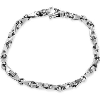 Pompeii3 Mens Link 14k Gold (22gram) or Platinum (36gram) 5.5mm Bracelet 8.5
