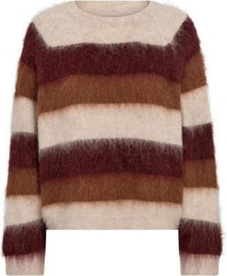 Mos Mosh MMSuvi Stripe Knit - Knitwear - Mujer - Multicolor - M