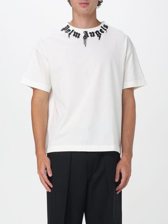 Palm Angels T-shirt in cotone con logo Palm Angels