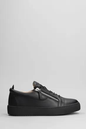 Giuseppe Zanotti Sneakers Frankie in pelle nera