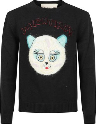 Valentino Garavani Hombre, Jerseys, Negro, Talla: L