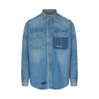 Maison Margiela Hombre, Camisas, Azul, Talla: M