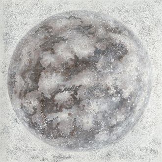 HERDASA Cuadro Luna 100x100x3 Cm