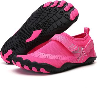 Generic Unisex Outdoor Sports River Tracing Shoes - Anti-Slip Mountaineering Hiking Shoes - Breathable Diving Snorkeling Shoe (Pink,7.5)