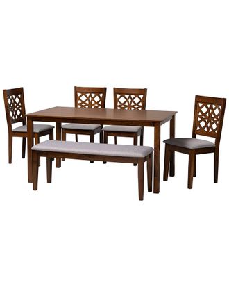 Baxton Studio Abigail Modern 6Pc Dining Set