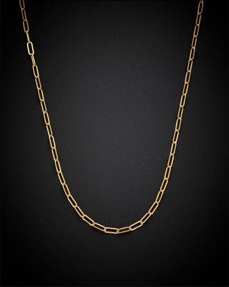Italian Gold, Inc 14K Paperclip Link Necklace