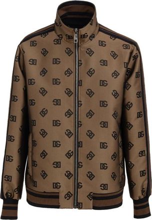 Dolce & Gabbana Polyester Jas - Heren - Zomerjassen - Bruin - L - Polyester - Jassen