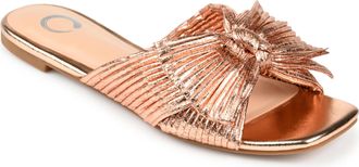 Journee Collection Women & apos;s Serlina Medium and Wide Width Flat Sandals