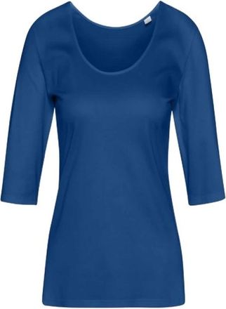 van Laack Z20044 765 Blauw Mariell Shirt - Dames - Longsleeves - Blauw - M - Tops